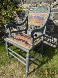 Persian Painted Carver Chair