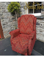 Nona's cherished recliner, given a new lease of life, for those cosy Winter's evenings. Nona's cherished recliner, given a new lease of life, for those cosy Winter's evenings.