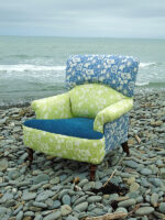 A stone's throw from the sea. Comfy armchair