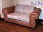 Doing this job, Ali met her new Graphic Designer Howard Adair! New cushions give a great new sofa.